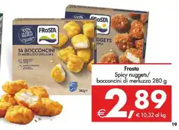 Deco Supermercati Frosta Spicy nuggets/ bocconcini di merluzzo offerta