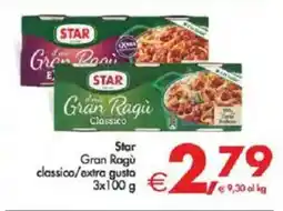 Deco Supermercati Star Gran Ragù classico/extra gusto offerta