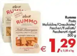 Deco Supermercati Rummo Pasta Paccheri/Fusillotti/ Paccherotti rigati offerta
