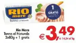 Deco Supermercati Rio Mare Tonno al Naturale offerta
