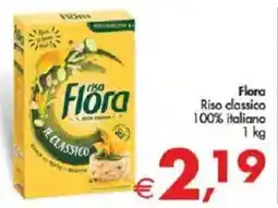 Deco Supermercati Flora Riso classico 100% italiano offerta