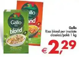 Deco Supermercati Gallo Riso blond per insalate classico/pokè offerta