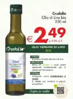 Deco Supermercati Crudolio Olio di Lino bio offerta