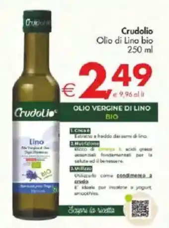 Deco Supermercati Crudolio Olio di Lino bio offerta