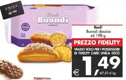 Deco Supermercati Bauli Buondì classico offerta