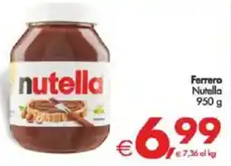 Deco Supermercati Ferrero Nutella offerta