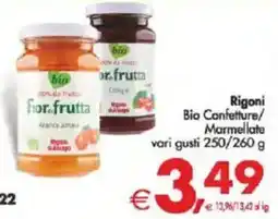 Deco Supermercati Rigoni Bio Confetture/ Marmellate vari gusti offerta