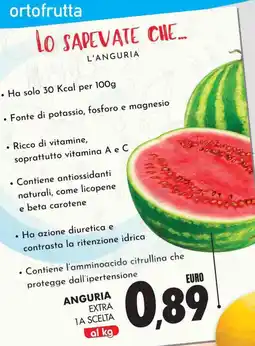 Mazzeo Giocattoli Anguria extra 1a scelta al kg offerta