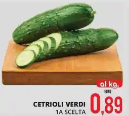 Mazzeo Giocattoli Cetrioli verdi 1a scelta al kg. offerta
