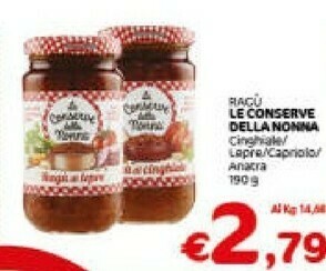 Crai Ragù offerta