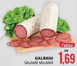 Mazzeo Giocattoli Galbani salame milano l'etto offerta