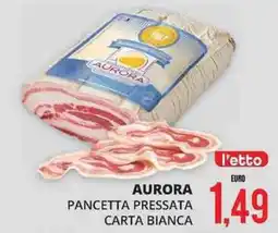 Mazzeo Giocattoli Aurora pancetta pressata carta bianca l'etto offerta