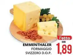 Mazzeo Giocattoli Emmenthaler formaggio svizzero d.o.p. l'etto offerta
