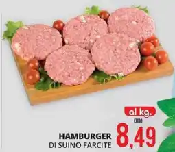 Mazzeo Giocattoli Hamburger di suino farcite al kg. offerta