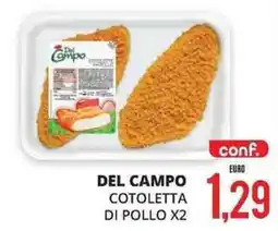 Mazzeo Giocattoli DEL CAMPO cotoletta di pollo x2 offerta