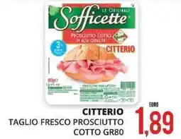 Mazzeo Giocattoli Citterio taglio fresco prosciutto cotto offerta