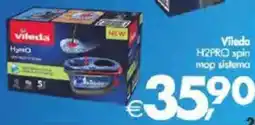 Deco Supermercati Vileda H2PRO spin mop sistema offerta