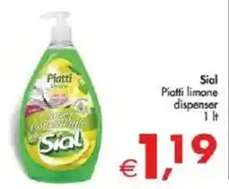 Deco Supermercati Sial Piatti limone dispenser offerta