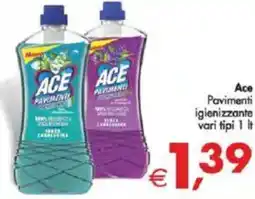 Deco Supermercati Ace Pavimenti igienizzante vari tipi offerta