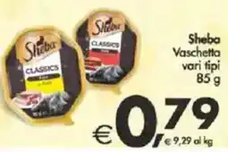 Deco Supermercati Sheba Vaschetta vari tipi offerta