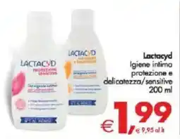 Deco Supermercati Lactacyd Igiene intima protezione e delicatezza/sensitive offerta