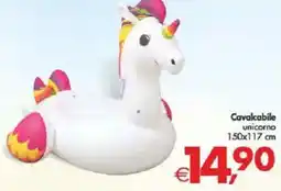 Deco Supermercati Cavalcabile unicorno offerta