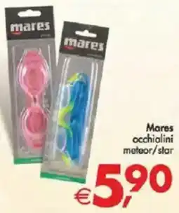 Deco Supermercati Mares occhialini meteor/star offerta