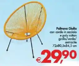 Deco Supermercati Poltrona Giulia offerta