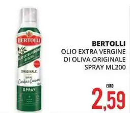Mazzeo Giocattoli BERTOLLI Olio extra vergine di oliva originale spray offerta