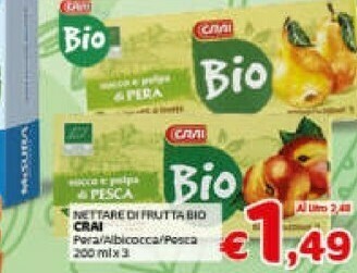 Crai Succhi di frutta offerta