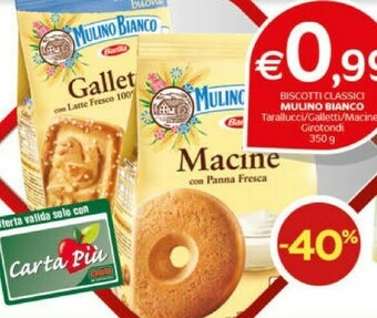 Crai Biscotti mulino bianco offerta