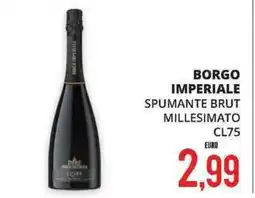 Mazzeo Giocattoli BORGO IMPERIALE Spumante brut millesimato offerta