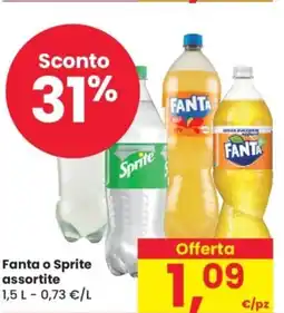 Despar Fanta o Sprite assortite offerta