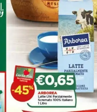 Crai Arborea - latte parzialmente scremato uht offerta