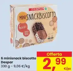 Despar 6 minisnack biscotto DESPAR offerta