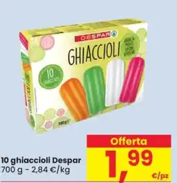 Despar 10 ghiaccioli DESPAR offerta