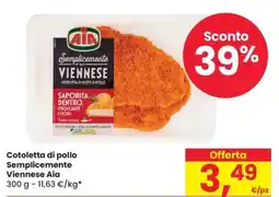 Despar Cotoletta di pollo Semplicemente Viennese Aia offerta