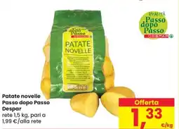 Despar Patate novelle Passo dopo Passo Despar offerta