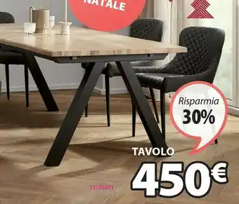 JYSK Tavolo new york 100x210 rovere/ nero offerta