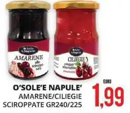 Mazzeo Giocattoli O'SOLE'E NAPULE' Amarene/ciliegie sciroppate offerta