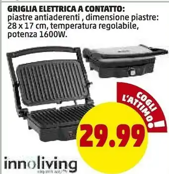 PENNY Griglia elettrica a contatto offerta