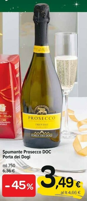 Porta dei dogi spumante prosecco 750 ml