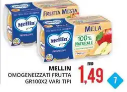 Mazzeo Giocattoli Mellin omogeneizzati frutta vari tipi offerta