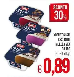 PrestoFresco Yogurt gusti assortiti muller mix offerta