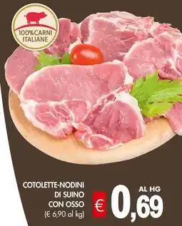 PrestoFresco Cotolette-nodini di suino con osso offerta
