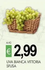 PrestoFresco Uva bianca vittoria sfusa offerta