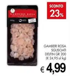 PrestoFresco Gamberi rosa sgusciati DELFIN offerta