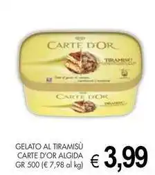 PrestoFresco Gelato al tiramisù carte d'or ALGIDA offerta