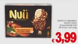 PrestoFresco Gelato al caramello salato e noci di macadamia NUII offerta
