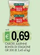 PrestoFresco Carote julienne bontà di stagione offerta
